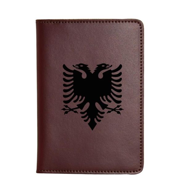 card holders albania passport vintage crazy horse leather case custom name travel cover for men and women, Brown;gray
card holders albania passport vintage crazy horse leather case custom name travel cover for men and women, Brown;gray