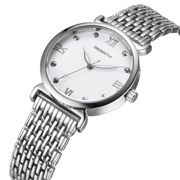 wristwatches rebirth brand silver stainless steel watches roman case simple quartz female clock petal pointer ladies dress watc, Slivery;brown
wristwatches rebirth brand silver stainless steel watches roman case simple quartz female clock petal pointer ladies dress watc, Slivery;brown
