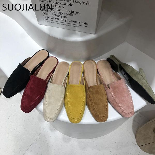 spring women mules shoes round toe slip on flats home casual low heel outdoor slipper slides sandal flip fl slippers, Black
spring women mules shoes round toe slip on flats home casual low heel outdoor slipper slides sandal flip fl slippers, Black
