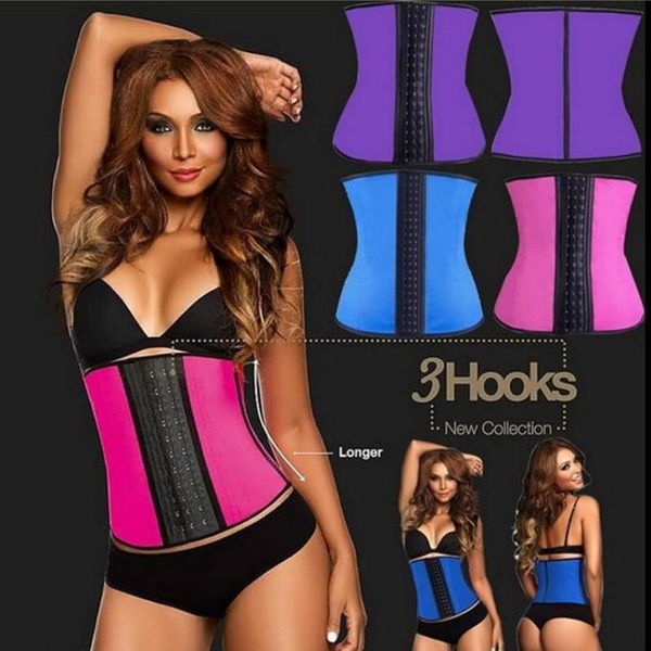 women slimming belt modeling waist trainer latex cincher corset high compression shapewear lady underbust support, Black;gray
women slimming belt modeling waist trainer latex cincher corset high compression shapewear lady underbust support, Black;gray