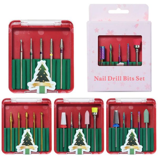 nail art equipment 5pcs/set christmas drill bits tungsten steel cutters for manicuring cuticle burr milling cutter pedicure tools, Silver
nail art equipment 5pcs/set christmas drill bits tungsten steel cutters for manicuring cuticle burr milling cutter pedicure tools, Silver