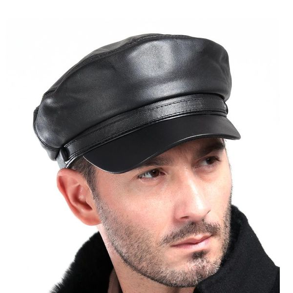berets harppihop fur autumn and winter sheepskin genuine leather hat cadet cap female general navy casual, Blue;gray
berets harppihop fur autumn and winter sheepskin genuine leather hat cadet cap female general navy casual, Blue;gray