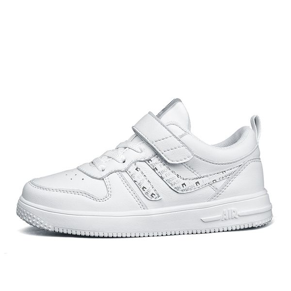 Air Flat shoes usa size 4 for boys Girls white sneaker, Black;grey