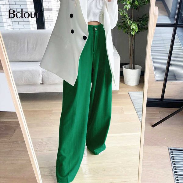 bclout casual work green long pant women street style loose wide leg plain pants female summer office ladies high waist trouser 210709, Black;white
bclout casual work green long pant women street style loose wide leg plain pants female summer office ladies high waist trouser 210709, Black;white