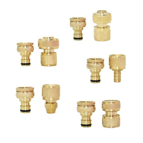 brass 1/2 3/4 female thread to 3/8 inch hose quick connector copper garden water gun fittings 1pcs watering equipments
brass 1/2 3/4 female thread to 3/8 inch hose quick connector copper garden water gun fittings 1pcs watering equipments
