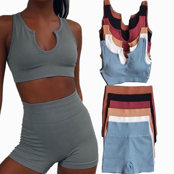 yoga outfit women 2 piece sets high waist shorts seamless sportsuit gym clothes fitness sports bra ribbed workout set outfits
yoga outfit women 2 piece sets high waist shorts seamless sportsuit gym clothes fitness sports bra ribbed workout set outfits