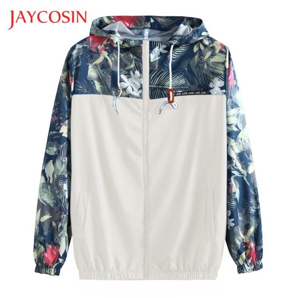 women's jackets jaycosin 2021 windbreaker jacket women long sleeve autumn casual elastic printing bottom hooded coats female basic 823#, Black;brown
women's jackets jaycosin 2021 windbreaker jacket women long sleeve autumn casual elastic printing bottom hooded coats female basic 823#, Black;brown