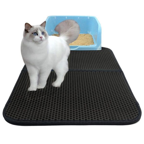 cat beds & furniture waterproof black litter mat eva double-layer trapper mats with bottom layer kattenmand
cat beds & furniture waterproof black litter mat eva double-layer trapper mats with bottom layer kattenmand