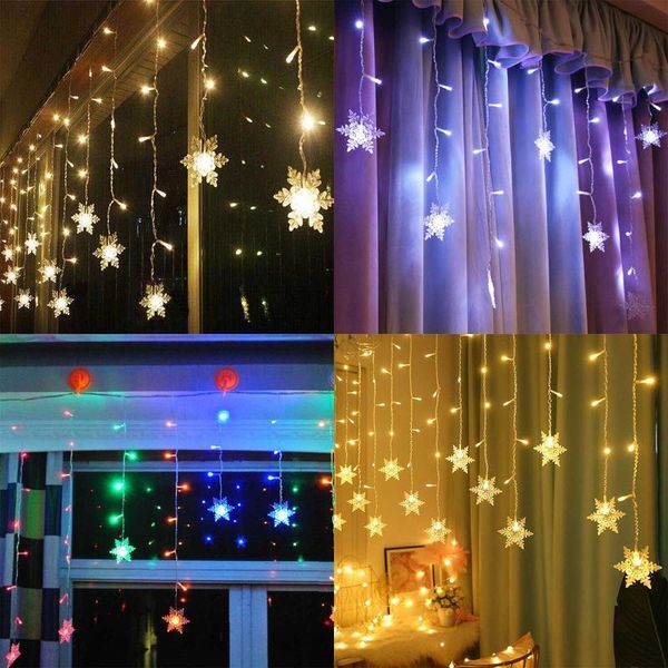 outdoor xmas snowflake led string lights flashing curtain light christmas holiday party connectable home decoration strings
outdoor xmas snowflake led string lights flashing curtain light christmas holiday party connectable home decoration strings