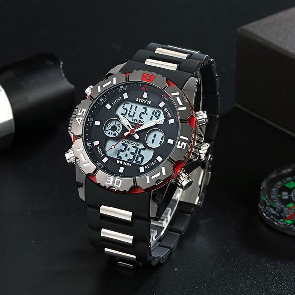 stryve brand men watches sports men's luxury military quartz watch waterproof clock relogio masculino 8010 wristwatches, Slivery;brown
stryve brand men watches sports men's luxury military quartz watch waterproof clock relogio masculino 8010 wristwatches, Slivery;brown