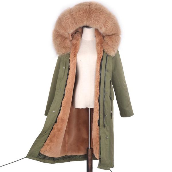 women's fur & faux 2021 x-long parka waterproof outerwear coat winter jacket women natural hood luxury detachable, Black
women's fur & faux 2021 x-long parka waterproof outerwear coat winter jacket women natural hood luxury detachable, Black