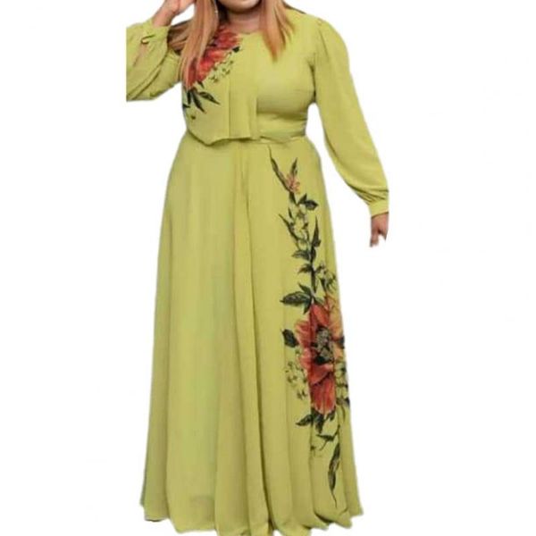 casual dresses women chiffon dress flower print pleated large hem high waist maxi party plus size, Black;gray
casual dresses women chiffon dress flower print pleated large hem high waist maxi party plus size, Black;gray