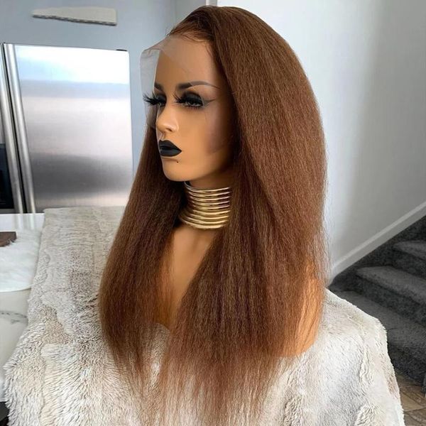 lace wigs jko kinky straight brown color wig 13x4 front human hair for women pre plucked with baby brazilian remy full, Black;brown
lace wigs jko kinky straight brown color wig 13x4 front human hair for women pre plucked with baby brazilian remy full, Black;brown