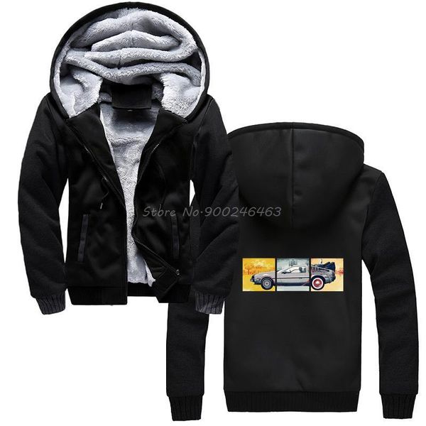 men's hoodies & sweatshirts classic movie series back to the future hoodie men thicken hooded keep warm sweatshirt streetwear, Black
men's hoodies & sweatshirts classic movie series back to the future hoodie men thicken hooded keep warm sweatshirt streetwear, Black