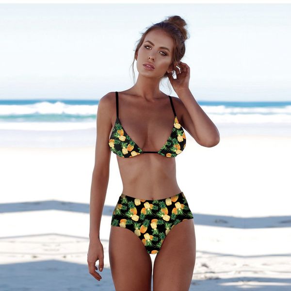 2021 new pineapple bikini high waist bikinis set string halter ties push biquini swimsuit swimwear women bathing suitby air
2021 new pineapple bikini high waist bikinis set string halter ties push biquini swimsuit swimwear women bathing suitby air