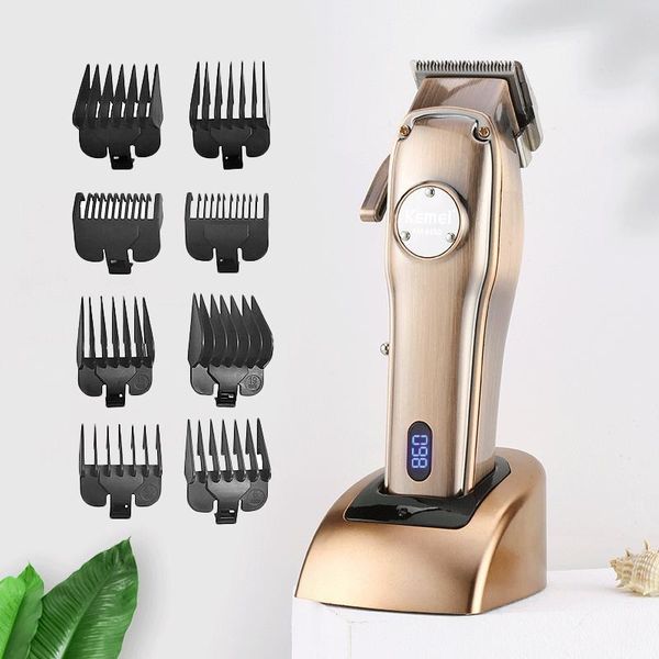 kemei electric hair clipper professional trimmer lcd display barber machine for man cut clippers
kemei electric hair clipper professional trimmer lcd display barber machine for man cut clippers