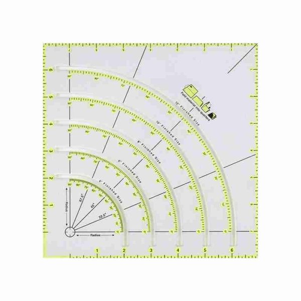 arcs fans quilt circle cutter ruler acrylic quilters with double colored lines for easy cutting sewing accessory notions & tools, Black
arcs fans quilt circle cutter ruler acrylic quilters with double colored lines for easy cutting sewing accessory notions & tools, Black