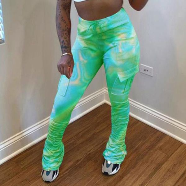 women stacked sweatpants tie dye elastic high waist sport pants bell bottom flare ruched women's & capris, Black;white
women stacked sweatpants tie dye elastic high waist sport pants bell bottom flare ruched women's & capris, Black;white