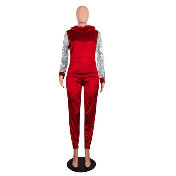 women's two piece pants tilapia 2in1 women party club sequined autumn winter fashion sets hooded and drawstring pieces velvet suit, White
women's two piece pants tilapia 2in1 women party club sequined autumn winter fashion sets hooded and drawstring pieces velvet suit, White