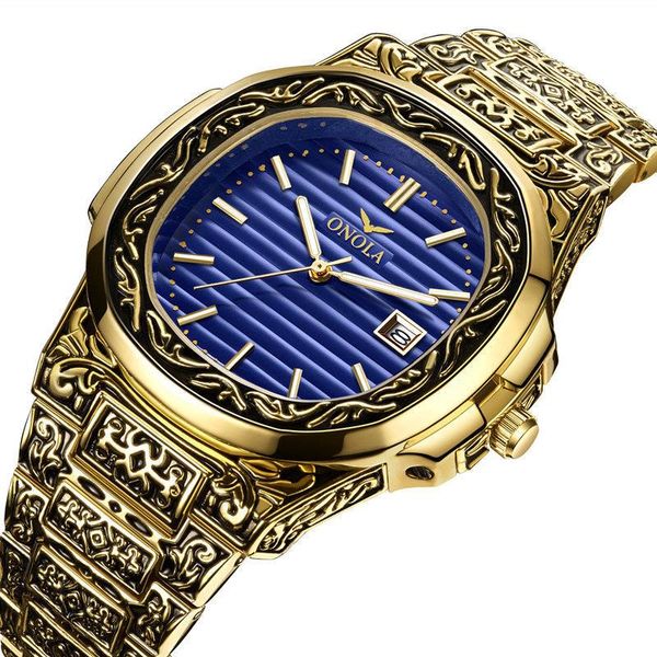 wristwatches 2021 fashion quartz watch men brand onola luxury retro golden stainless steel gold mens reloj hombre gift, Slivery;brown
wristwatches 2021 fashion quartz watch men brand onola luxury retro golden stainless steel gold mens reloj hombre gift, Slivery;brown
