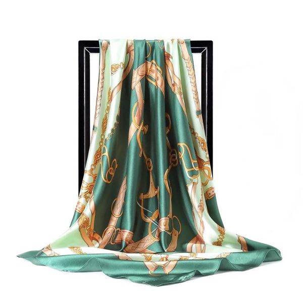 scarves silk women foulard 90*90cm square head hijab scarf ladies chiffon shawl wrap muffler pareo bandanna female, Blue;gray
scarves silk women foulard 90*90cm square head hijab scarf ladies chiffon shawl wrap muffler pareo bandanna female, Blue;gray
