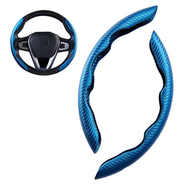 steering wheel covers 2x red/blue carbon fiber style non-slip cover trim all seasons universal car accessories
steering wheel covers 2x red/blue carbon fiber style non-slip cover trim all seasons universal car accessories