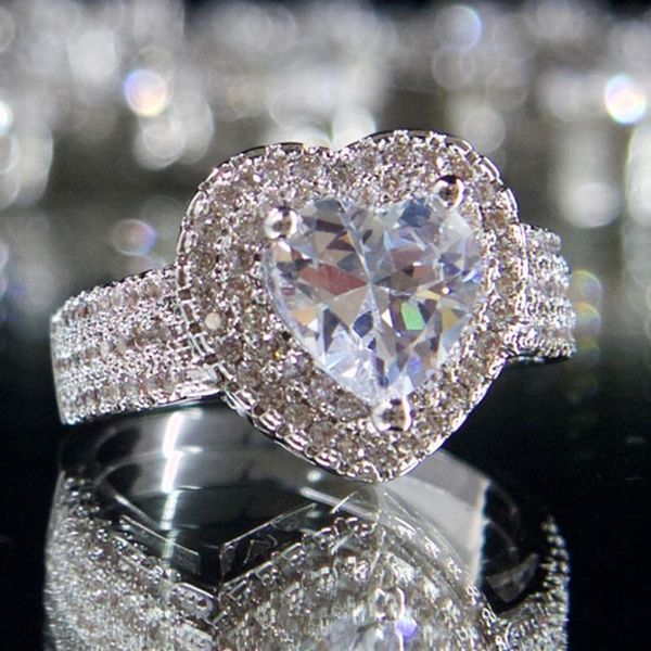 wedding rings huitan heart love engagement for women brilliant cubic zirconia crystal party romantic female jewelry wholesale lots, Slivery;golden
wedding rings huitan heart love engagement for women brilliant cubic zirconia crystal party romantic female jewelry wholesale lots, Slivery;golden