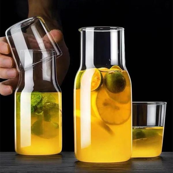 wine glasses glass water carafe set with tumbler heat-resistant jug milk bottle cup soda dispenser drinkware
wine glasses glass water carafe set with tumbler heat-resistant jug milk bottle cup soda dispenser drinkware