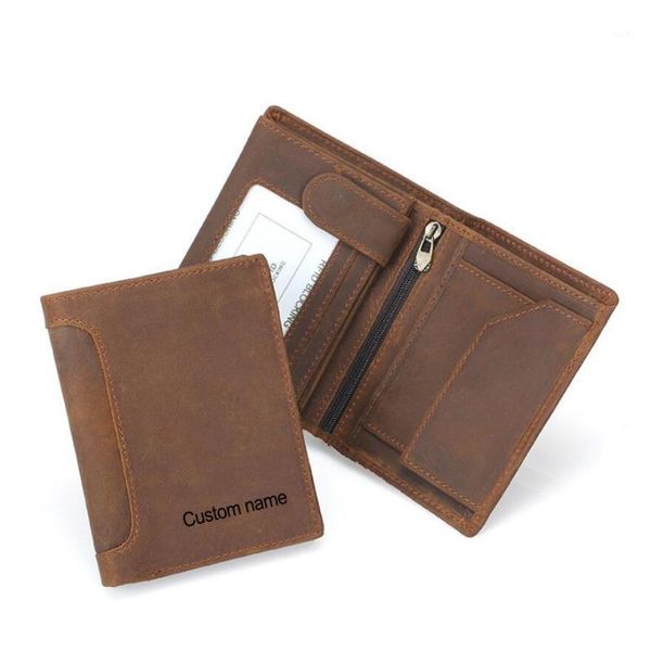 wallets 2021 genuine leather men's wallet with coin pocket frid card engraved name gifts functional male purse1, Red;black
wallets 2021 genuine leather men's wallet with coin pocket frid card engraved name gifts functional male purse1, Red;black