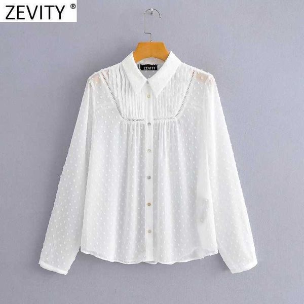 zevity women fashion lace patchwork dots stitching chiffon smock blouse office ladies press casual shirt chic blusas ls9329 210603, White
zevity women fashion lace patchwork dots stitching chiffon smock blouse office ladies press casual shirt chic blusas ls9329 210603, White