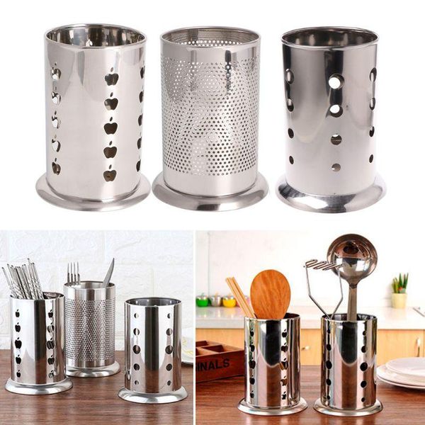 stainless steel circular tableware cage chopsticks box tube brush spoon holder a0kc kitchen storage & organization
stainless steel circular tableware cage chopsticks box tube brush spoon holder a0kc kitchen storage & organization