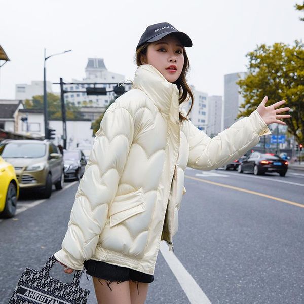 women's down & parkas fashion warm winter jackets for women casual gloosy parka coat female padded outwear, Black
women's down & parkas fashion warm winter jackets for women casual gloosy parka coat female padded outwear, Black