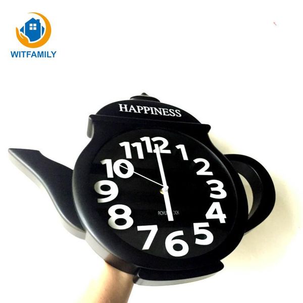 living room fashion large decorative wall clock 3d stereo teapot clocks home decor multi color watches
living room fashion large decorative wall clock 3d stereo teapot clocks home decor multi color watches