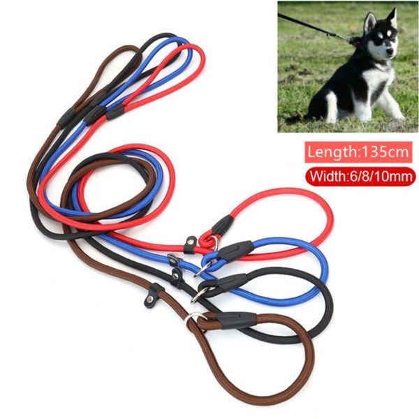 dog collars & leashes 135cm pet dogs nylon rope training p leash slip lead strap adjustable traction collar for small puppy
dog collars & leashes 135cm pet dogs nylon rope training p leash slip lead strap adjustable traction collar for small puppy