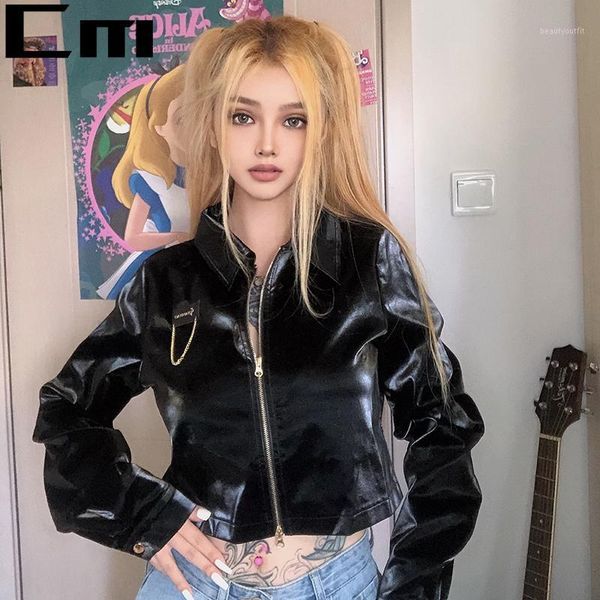 streetwear black pu leather blouse women biker jacket zipper short fashion women's long sleeve solid turn-down collar & faux
streetwear black pu leather blouse women biker jacket zipper short fashion women's long sleeve solid turn-down collar & faux