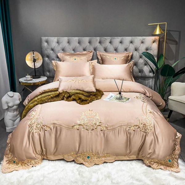 bedding sets chic golden embroidery duvet cover set king size cotton soft el bed us
bedding sets chic golden embroidery duvet cover set king size cotton soft el bed us