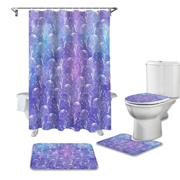jellyfish shower curtain set for bathroom bath mat rug carpet toilet lid cover bathtub home decor gift curtains
jellyfish shower curtain set for bathroom bath mat rug carpet toilet lid cover bathtub home decor gift curtains