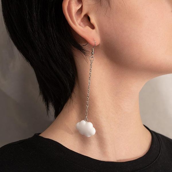 fashion korea style white dangling earrings for women cute simple cloud 2021 with chain ladies ears jewelry dangle & chandelier, Silver
fashion korea style white dangling earrings for women cute simple cloud 2021 with chain ladies ears jewelry dangle & chandelier, Silver