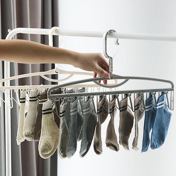 hangers & racks 4pcs/set hanger multifunctional windproof drying socks seamless anti-slip plastic finishing household storage artifact
hangers & racks 4pcs/set hanger multifunctional windproof drying socks seamless anti-slip plastic finishing household storage artifact