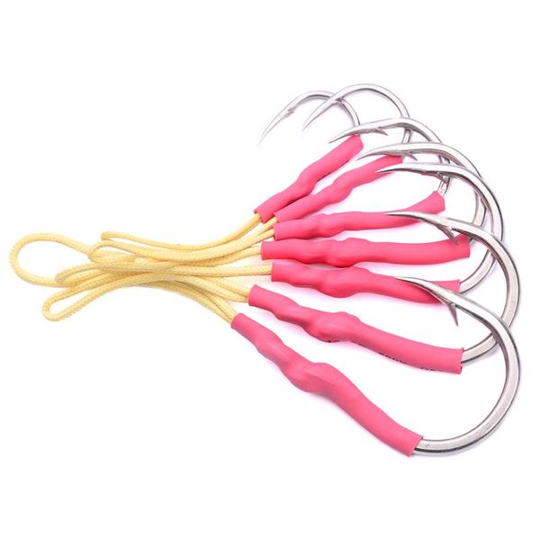 5pcs/lot fishing hooks 1/0#-13/0# strong jig assist bait pe line big hook saltwater fishhooks lures pesca
5pcs/lot fishing hooks 1/0#-13/0# strong jig assist bait pe line big hook saltwater fishhooks lures pesca