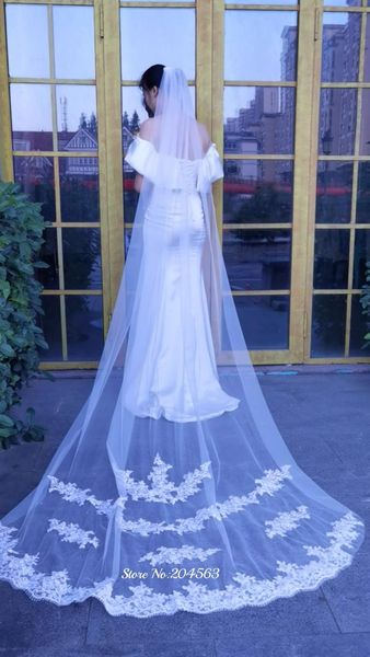 bridal veils long white or ivory lace wedding veil with comb one layer romantic, Black
bridal veils long white or ivory lace wedding veil with comb one layer romantic, Black