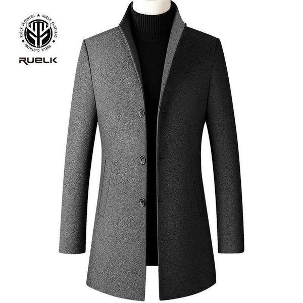 ruelk woolen coat autumn and winter men's mid-length men's classic solid color woolen business woolen men's trench coat 21101, Tan;black
ruelk woolen coat autumn and winter men's mid-length men's classic solid color woolen business woolen men's trench coat 21101, Tan;black