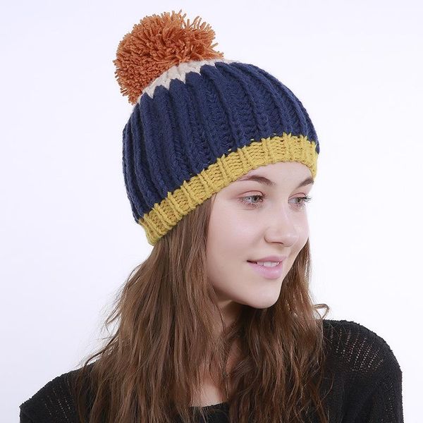 autumn winter hat woman fashion heap caps keep warm ski hats with hairball multi-color splice vertical striped knit bonnet femme beanie/skul, Blue;gray
autumn winter hat woman fashion heap caps keep warm ski hats with hairball multi-color splice vertical striped knit bonnet femme beanie/skul, Blue;gray