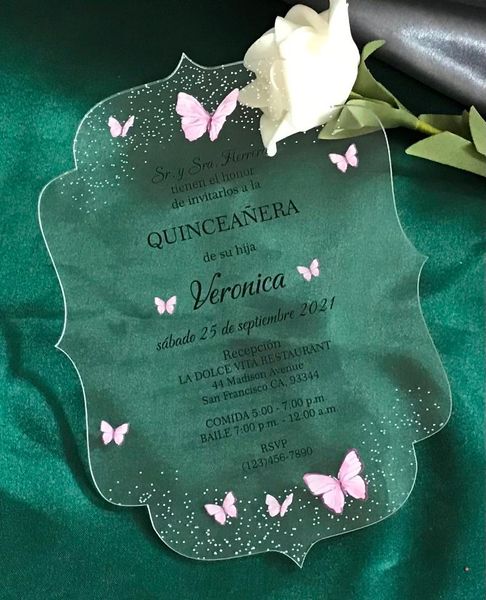 quinceanera acrylic invitations,butterfly,pink wedding invitations,10pcs custom sweet 16th birthday invitations greeting cards
quinceanera acrylic invitations,butterfly,pink wedding invitations,10pcs custom sweet 16th birthday invitations greeting cards