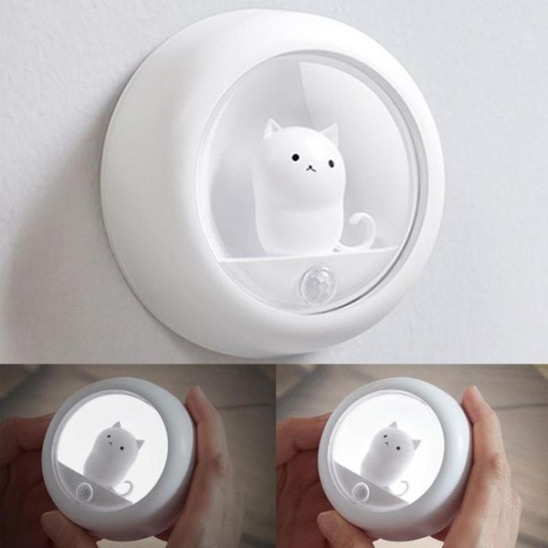 motion sensor night light energy conservation cat round led usb rechargable lighting table lamp for chrismas gift cabinet
motion sensor night light energy conservation cat round led usb rechargable lighting table lamp for chrismas gift cabinet