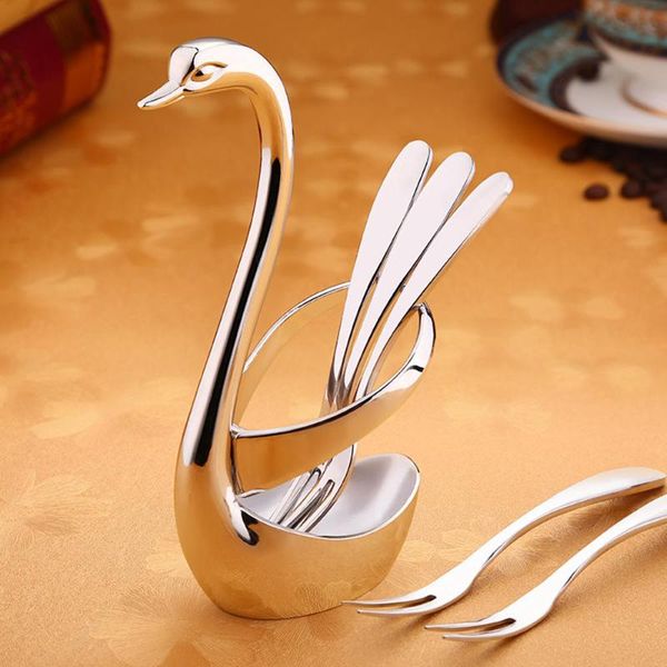 forks home kitchen decor stainless steel dinnerware set dessert cutlery for zinc alloy swan base holder
forks home kitchen decor stainless steel dinnerware set dessert cutlery for zinc alloy swan base holder