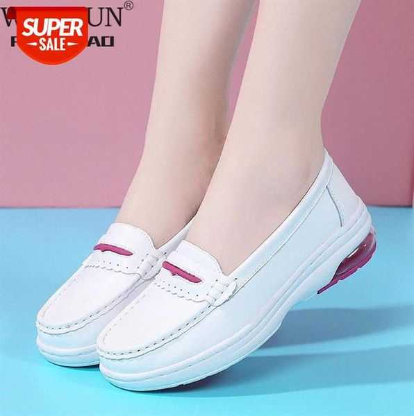 2021 spring loafers flats women ladies solid white air cushion nursing shoes casual shoes slip-on boat deck #vu48
2021 spring loafers flats women ladies solid white air cushion nursing shoes casual shoes slip-on boat deck #vu48