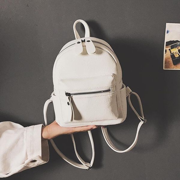 fashion teenage girls preppy style mini backpack pu leather travel bags women mochila feminina black brown pink white
fashion teenage girls preppy style mini backpack pu leather travel bags women mochila feminina black brown pink white