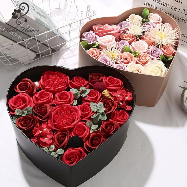 gift wrap koko flower 28cm heart shaped box soap rose wedding creative valentine's day birthday mother's
gift wrap koko flower 28cm heart shaped box soap rose wedding creative valentine's day birthday mother's