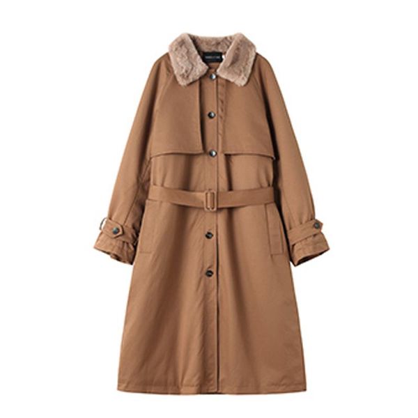 women's wool & blends 2021 winter long oversized parka fall plus size outerwear warm clothing for women korean trench cotton woman coat, Black
women's wool & blends 2021 winter long oversized parka fall plus size outerwear warm clothing for women korean trench cotton woman coat, Black